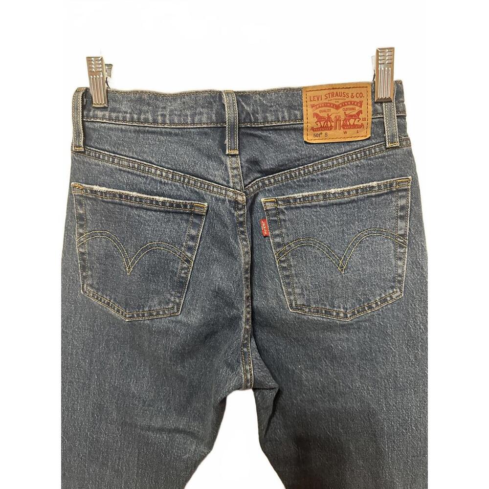 Levi's 501 Skinny Women's High Rise Straight Leg Jeans - Picture 7 of 7